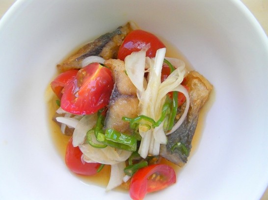 Fish marinated in spicy sour sauce -Nanban Zuke- (3)