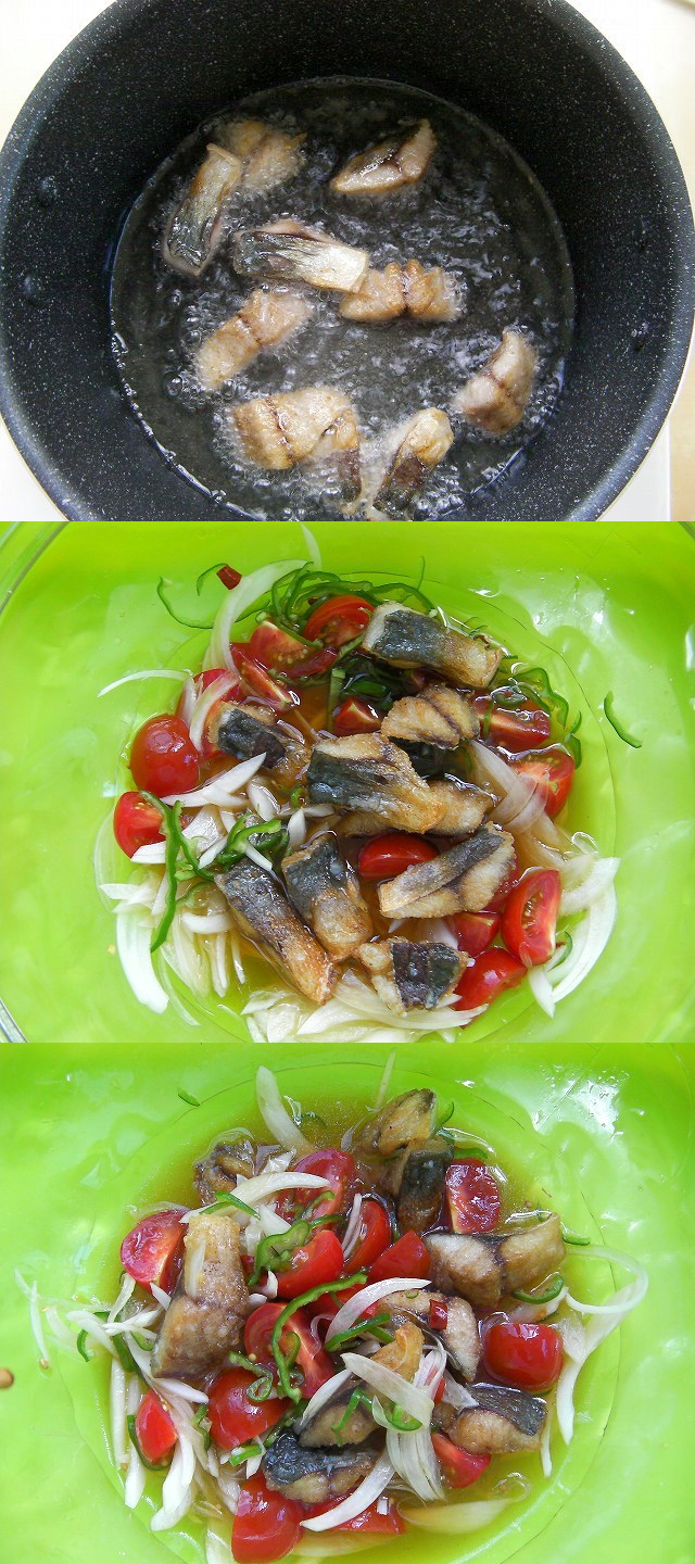Fish marinated in spicy sour sauce -Nanban Zuke- (7)new7