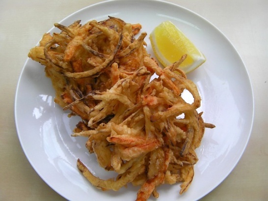 Shrimp and vegetable tempura (1)